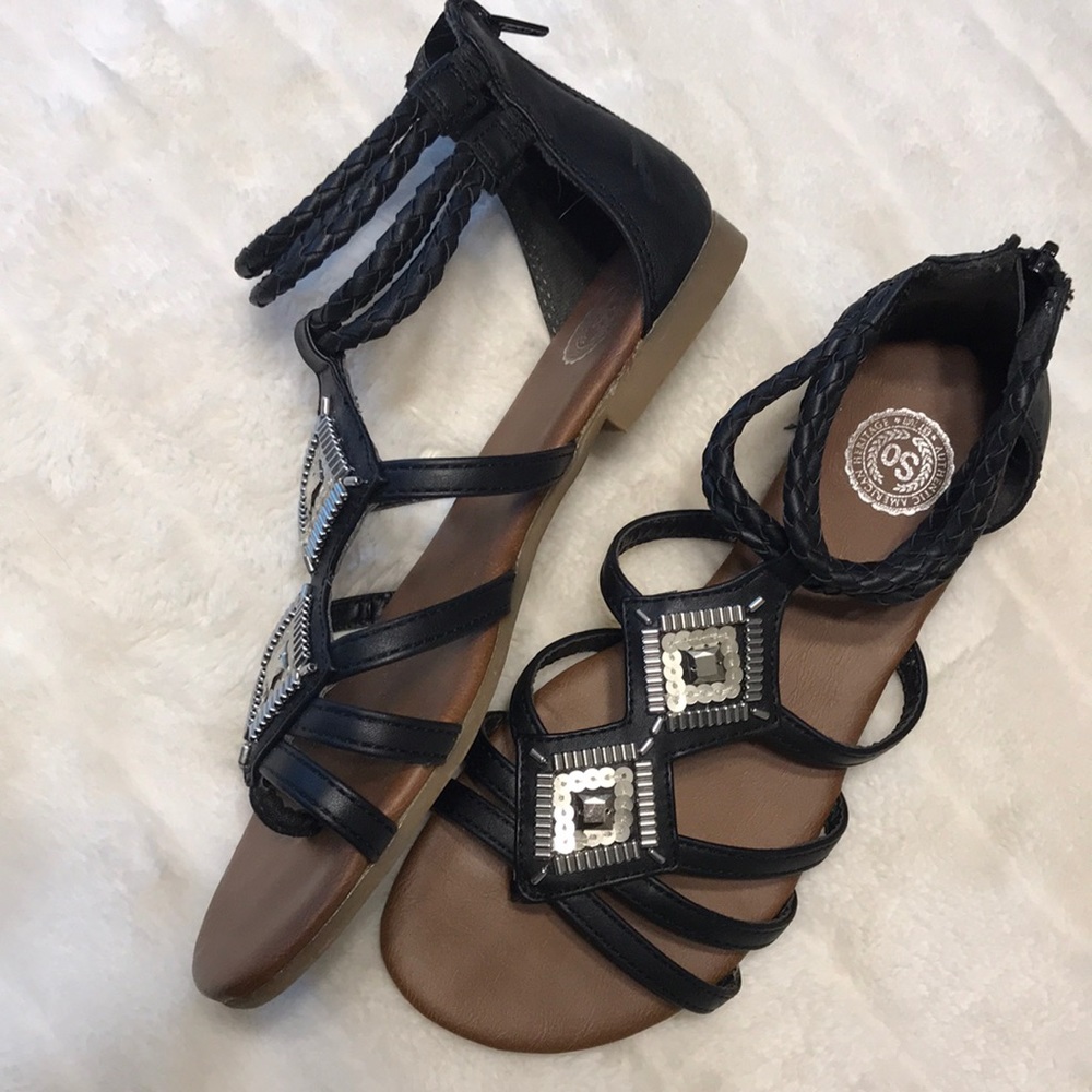 Black sandals